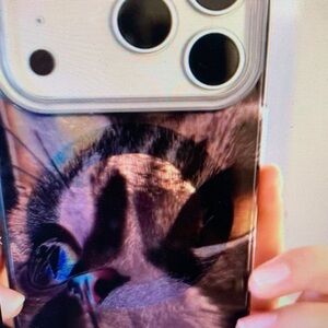 Case-Mate Cat Design Phone Case - Black and Brown